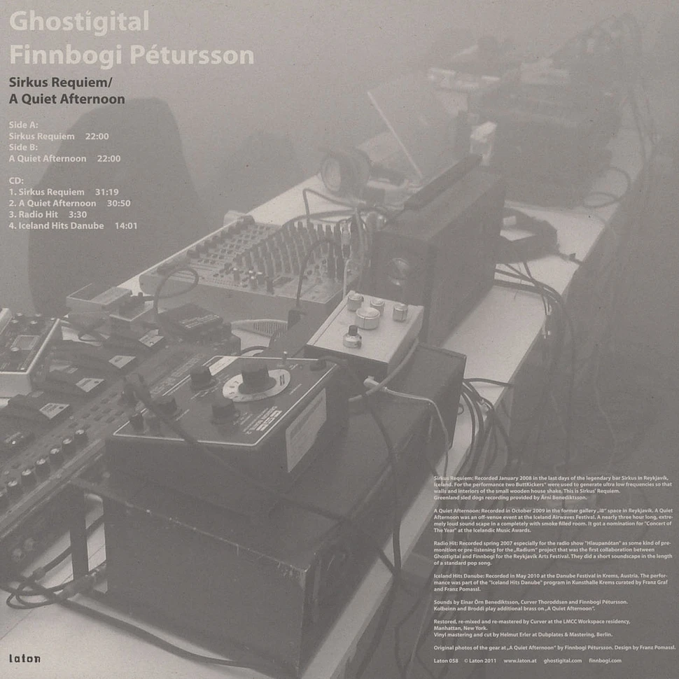 Ghostigital / Finnbogi Peturson - Sirkus Requiem / A Quiet Afternoon