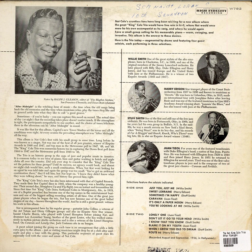 The Nat King Cole Trio - After Midnight