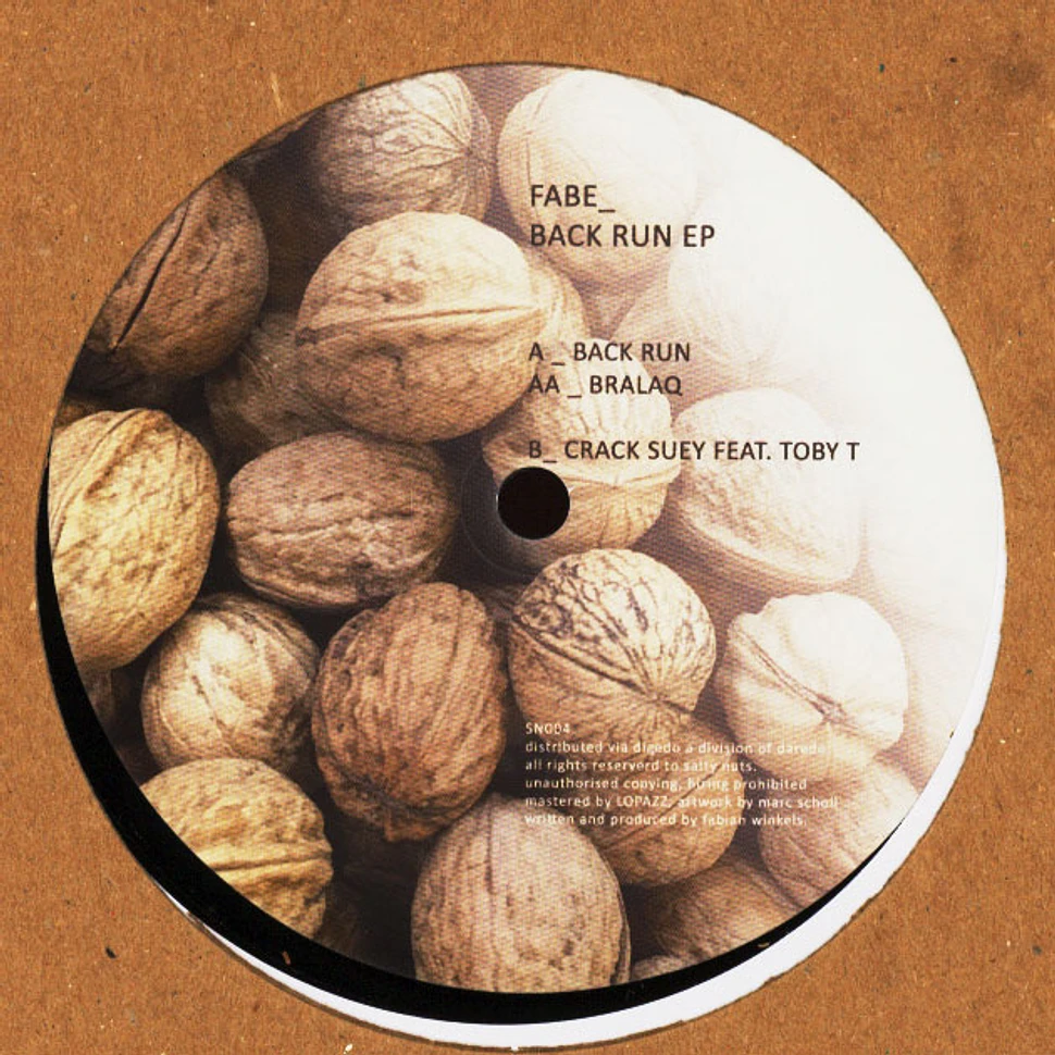 Fabe & Toby T - Back Run Ep