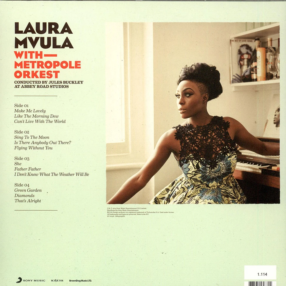2LP Laura Mvula With Metropole Orkest国Eu - 洋楽