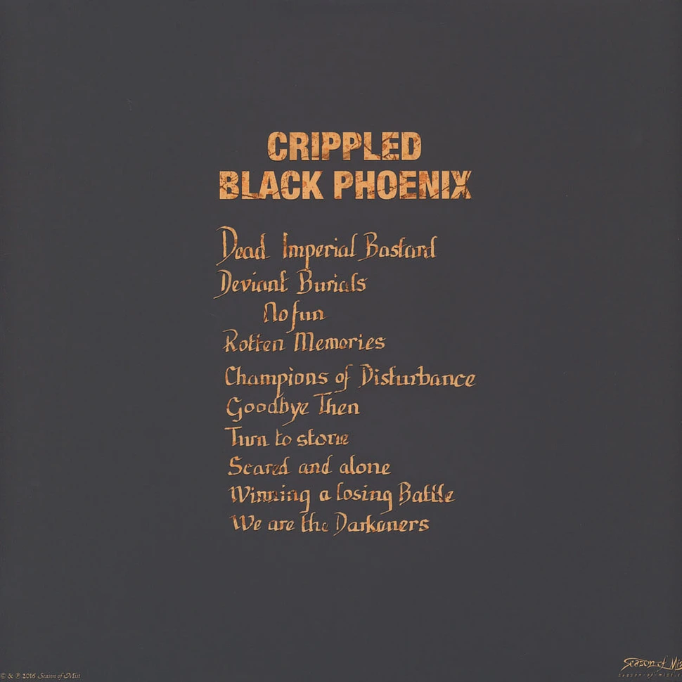 Crippled Black Phoenix - Bronze Black Vinyl Edition