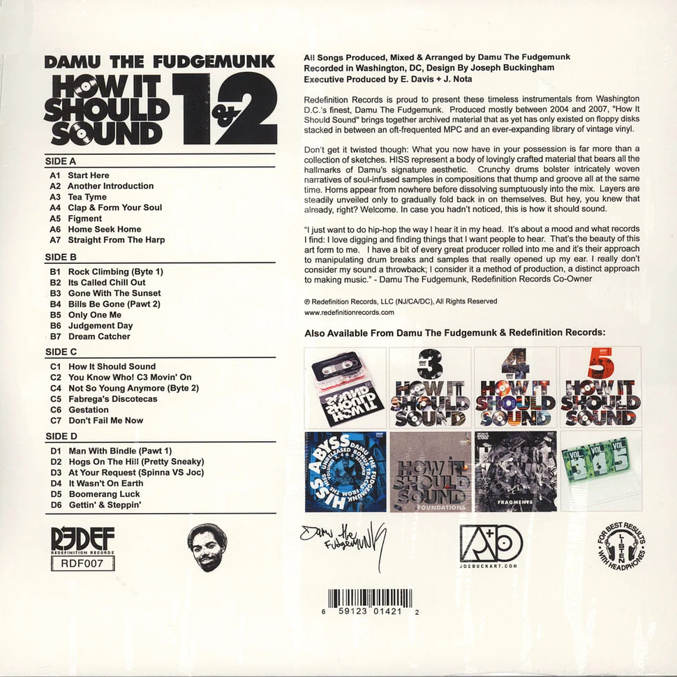 Damu The Fudgemunk - How It Should Sound Volume 1 & 2