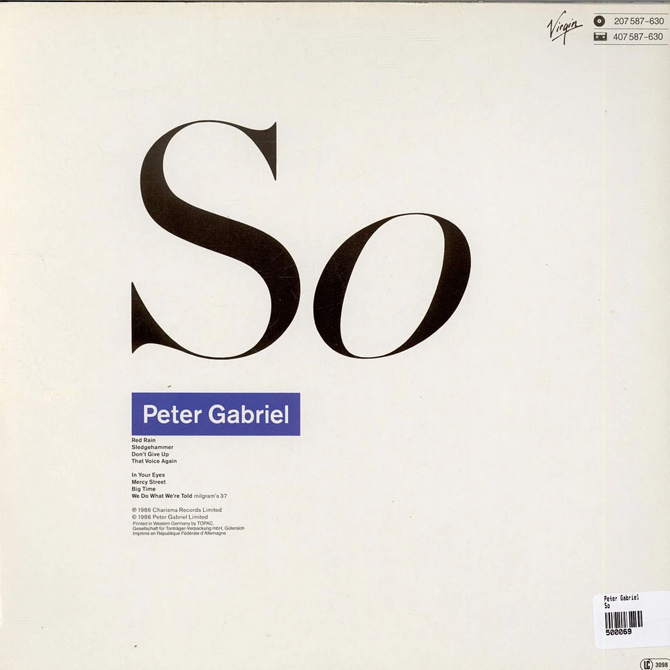 Peter Gabriel - So