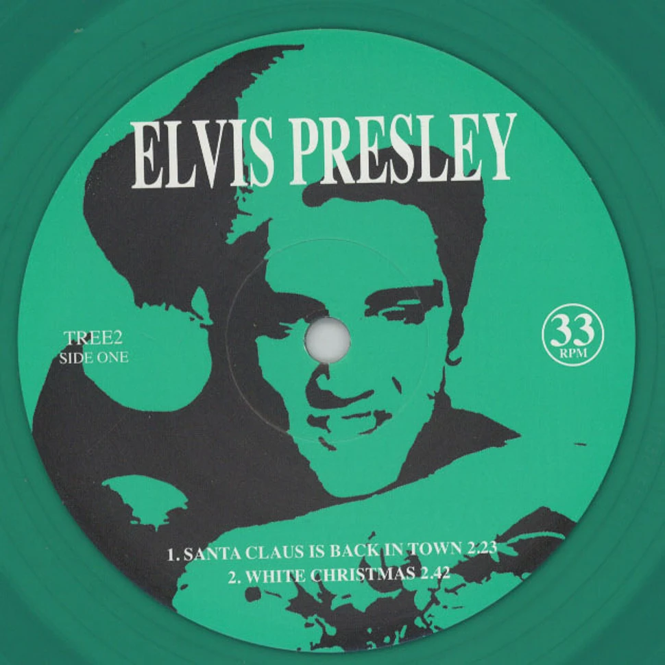 Elvis Presley - Santa Claus Is Back In Town Green Tree Shaped Vinyl Edition