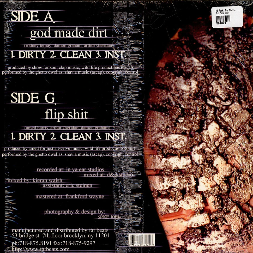 AG Featuring The Ghetto Dwellas - God Made Dirt B/W Flip Sh*t