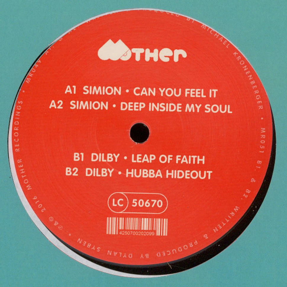 Simion & Dilby - Can You Feel It / Leap Of Faith