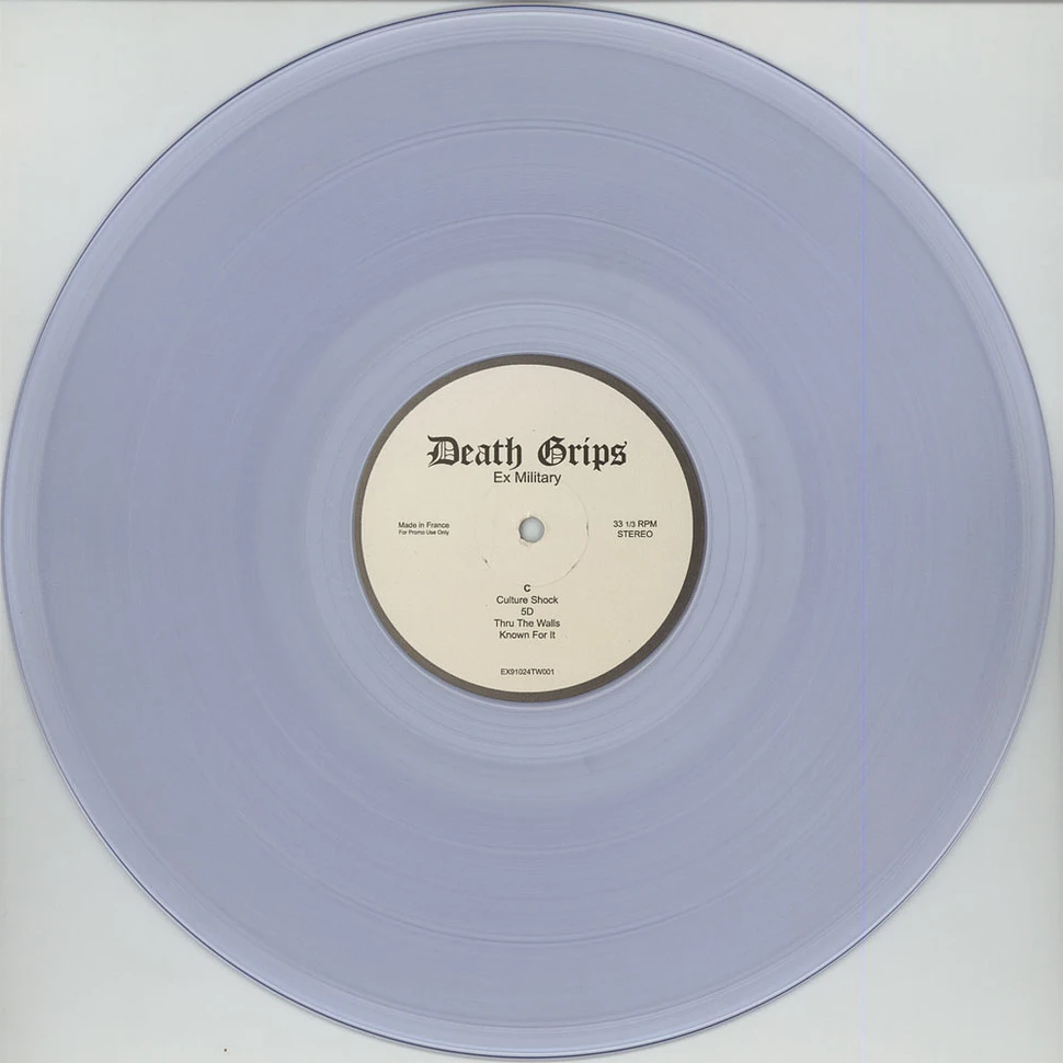 Death Grips - Exmilitary Clear Vinyl Edition