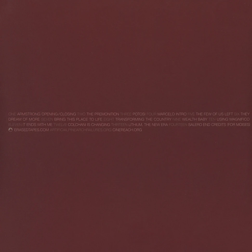 Adam Bryanbaum Wiltzie - OST Salero Black Vinyl Edition