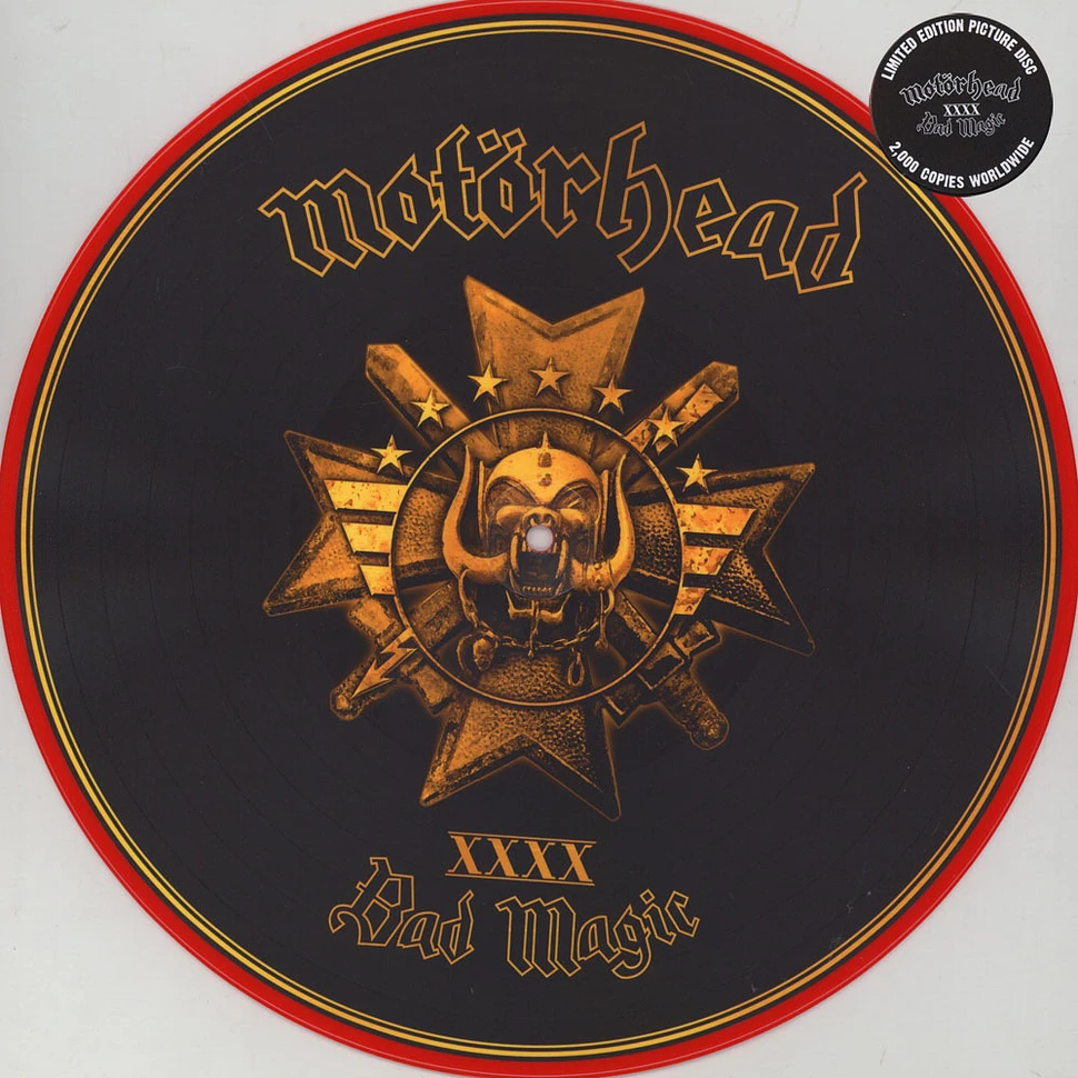 Motörhead - Bad Magic Red Picture Disc Edition