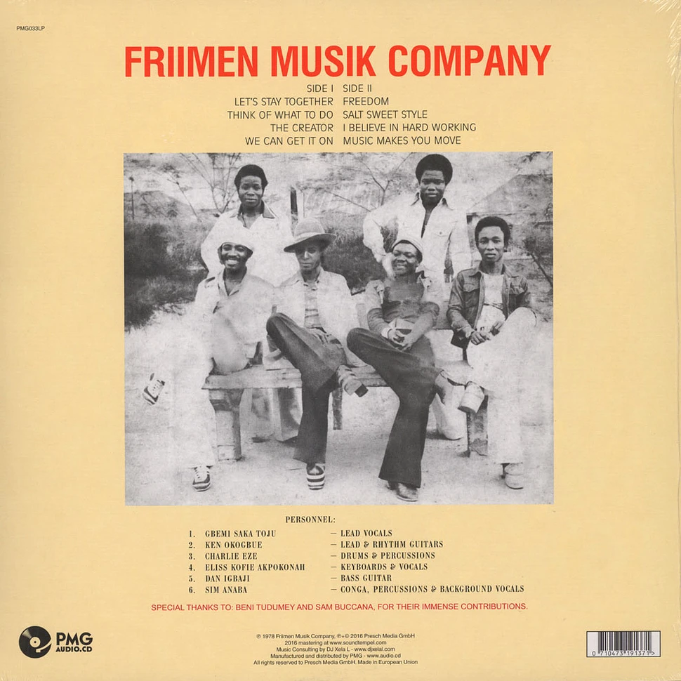 Friimen Musik Company - We Can Get It On