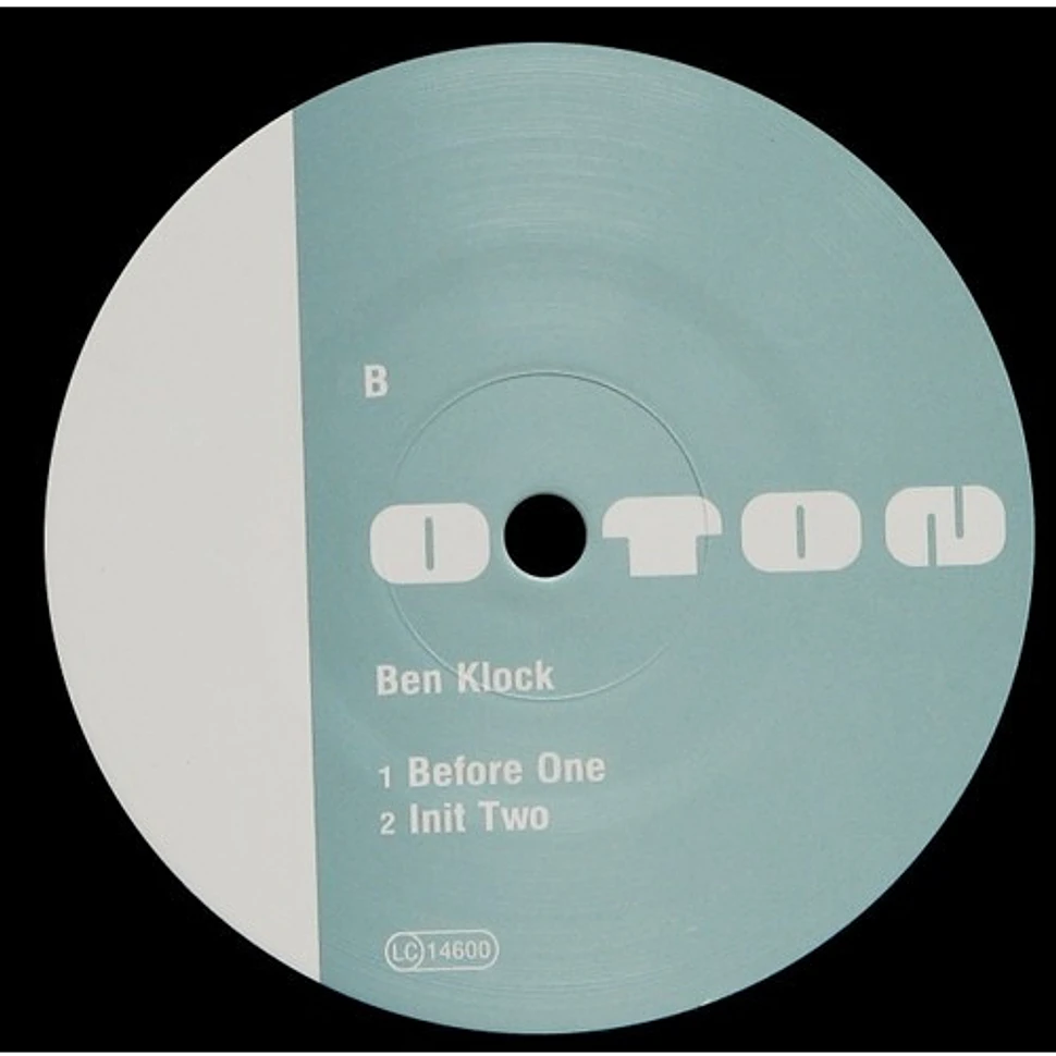 Ben Klock - Before One EP