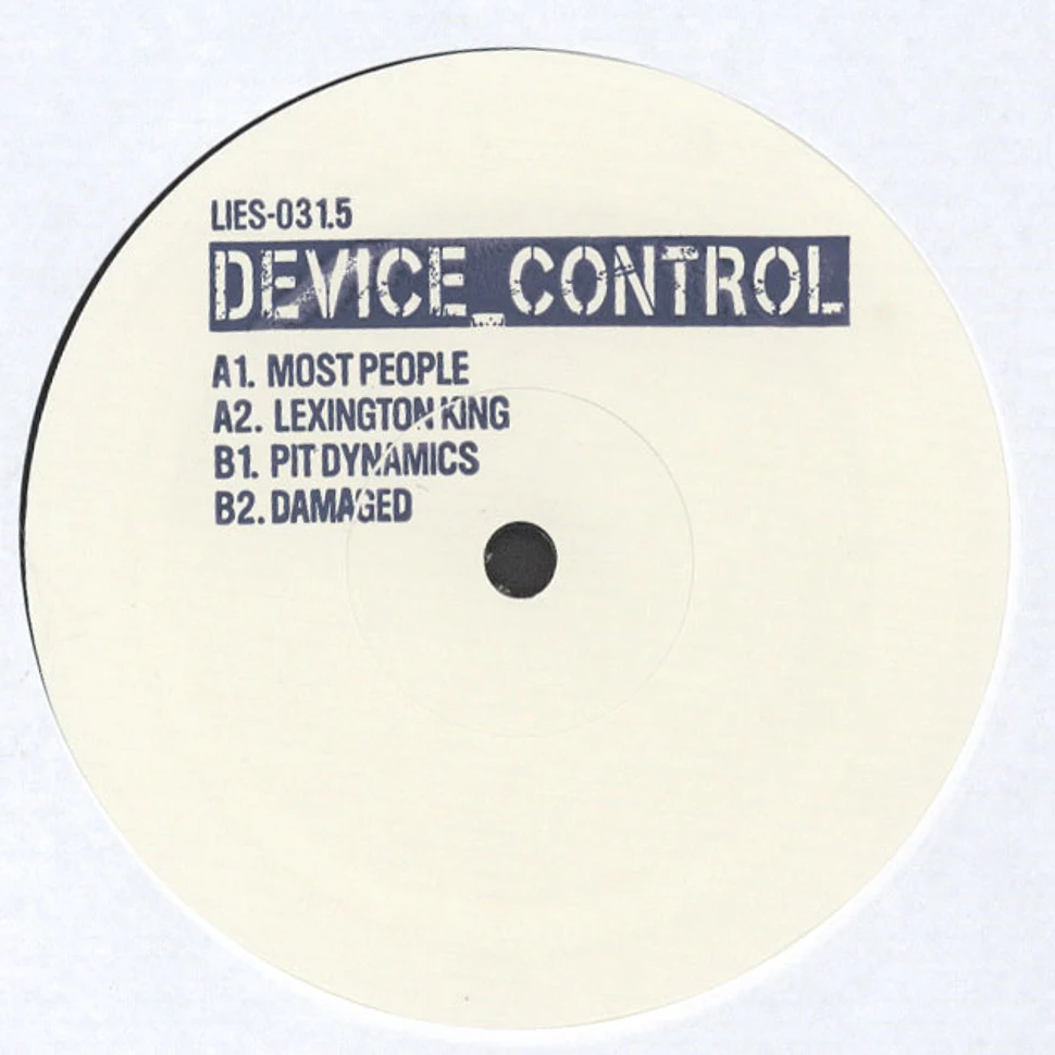 Device Control - Most People