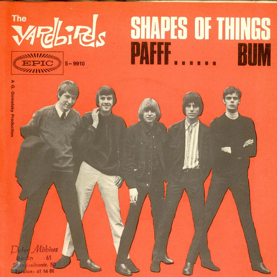 The Yardbirds - Shapes Of Things / Pafff...... Bum