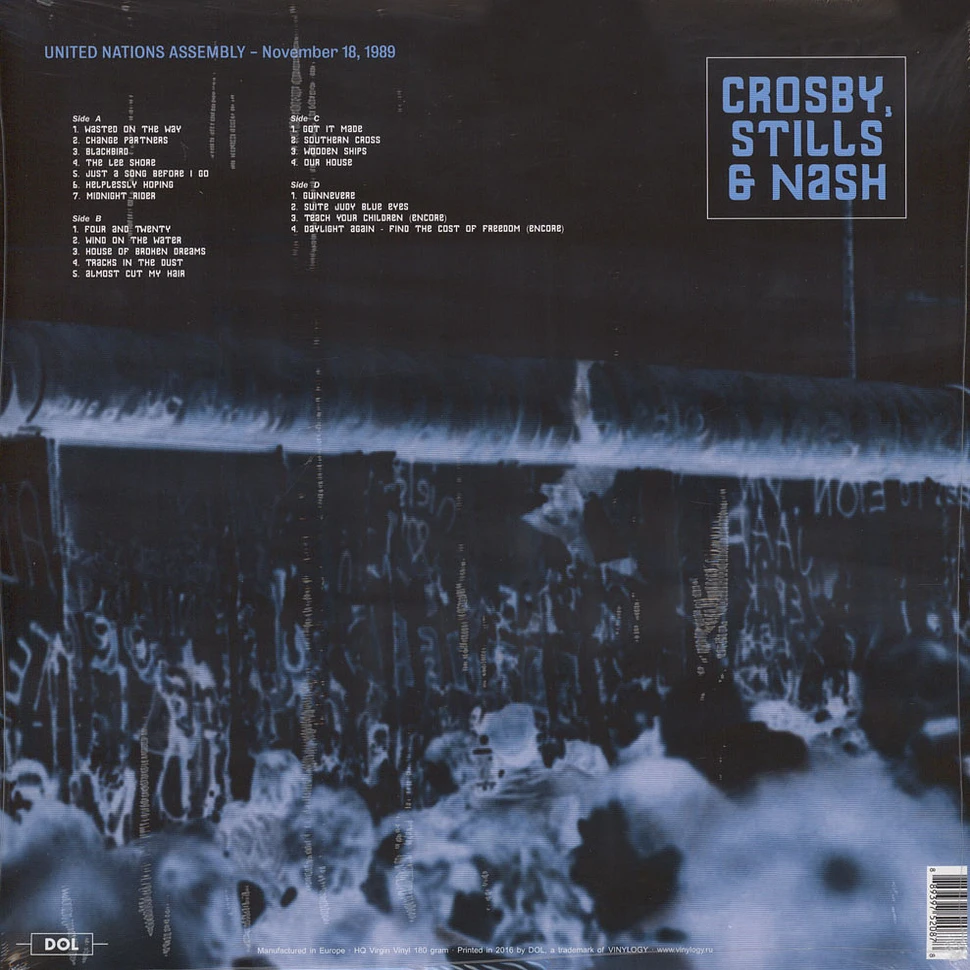 Crosby, Stills & Nash - United Nations Assembly, November 18, 1989 UN-FM