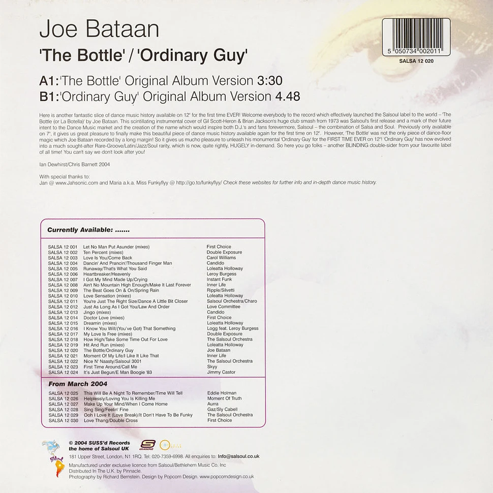 Joe Bataan - The Bottle