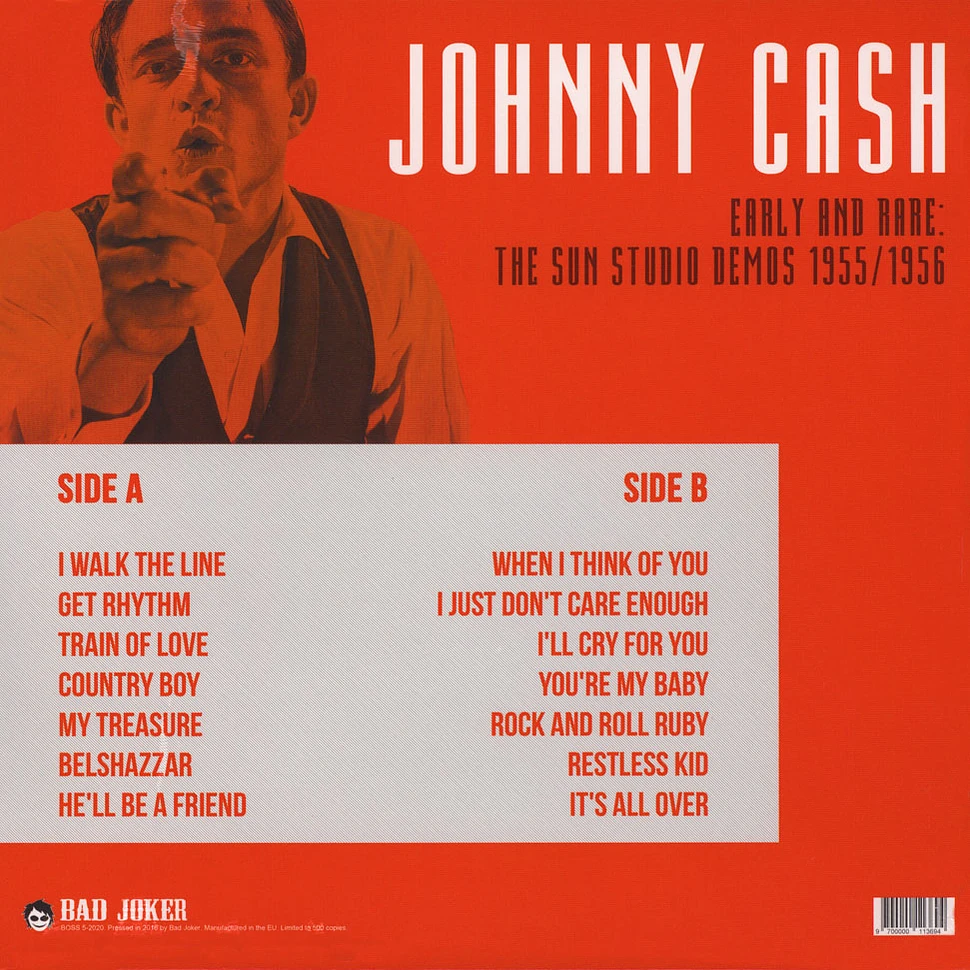 Johnny Cash - Early And Rare: The Sun Studio Demos 1955 / 1956