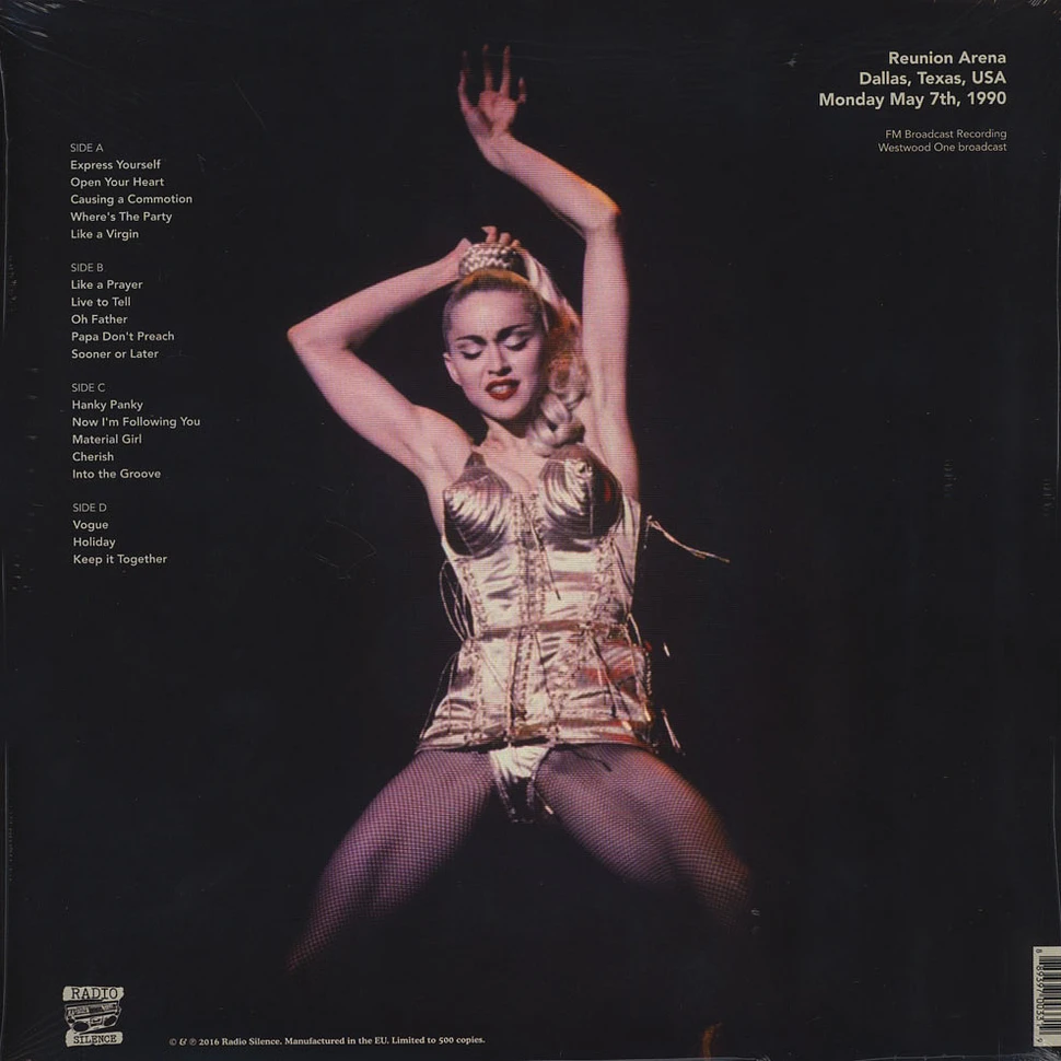 Madonna - Blond Ambition Tour 1990 Live In Dallas