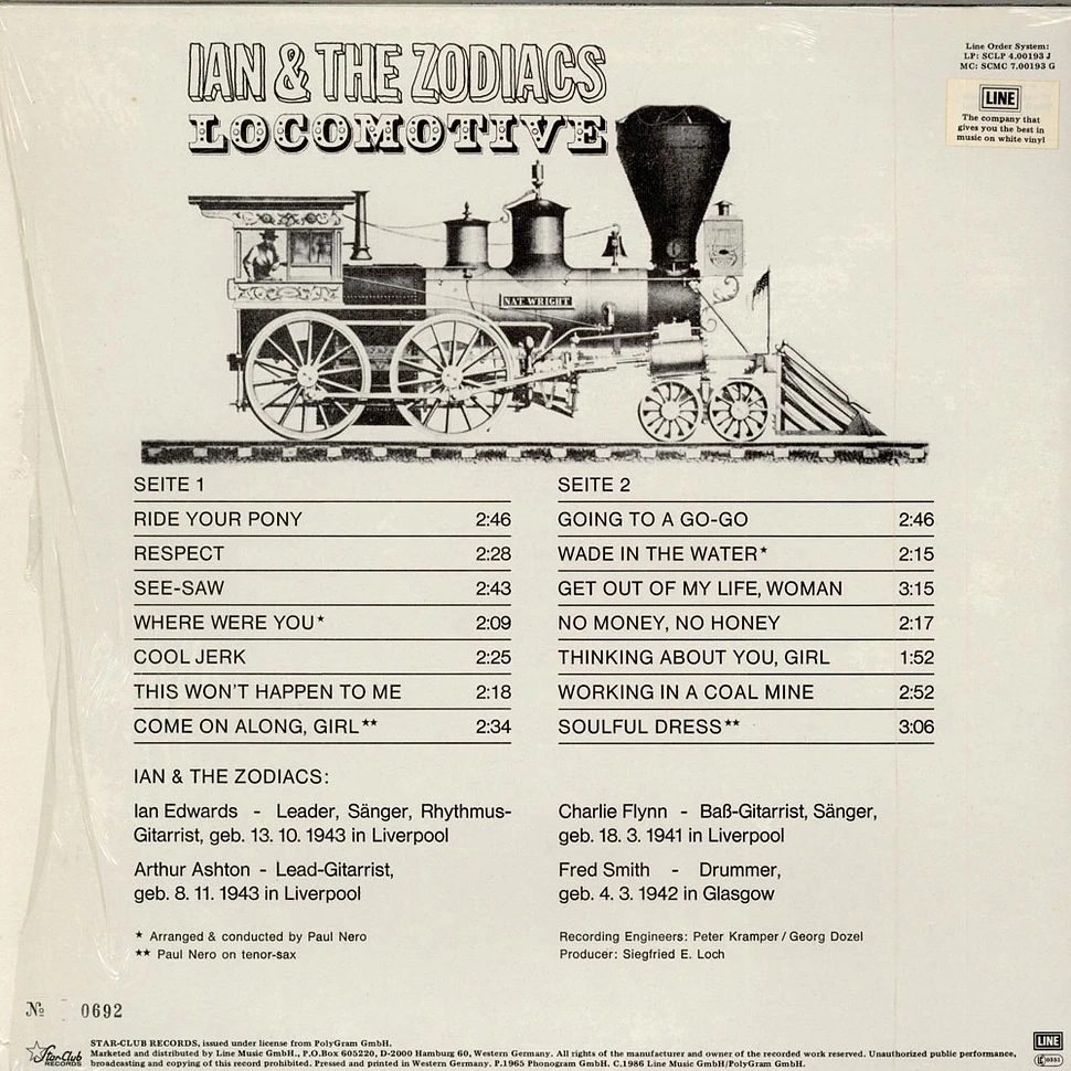 Ian & The Zodiacs - Locomotive