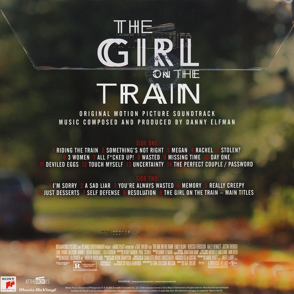 Danny Elfman - OST Girl On The Train Red Vinyl Edition