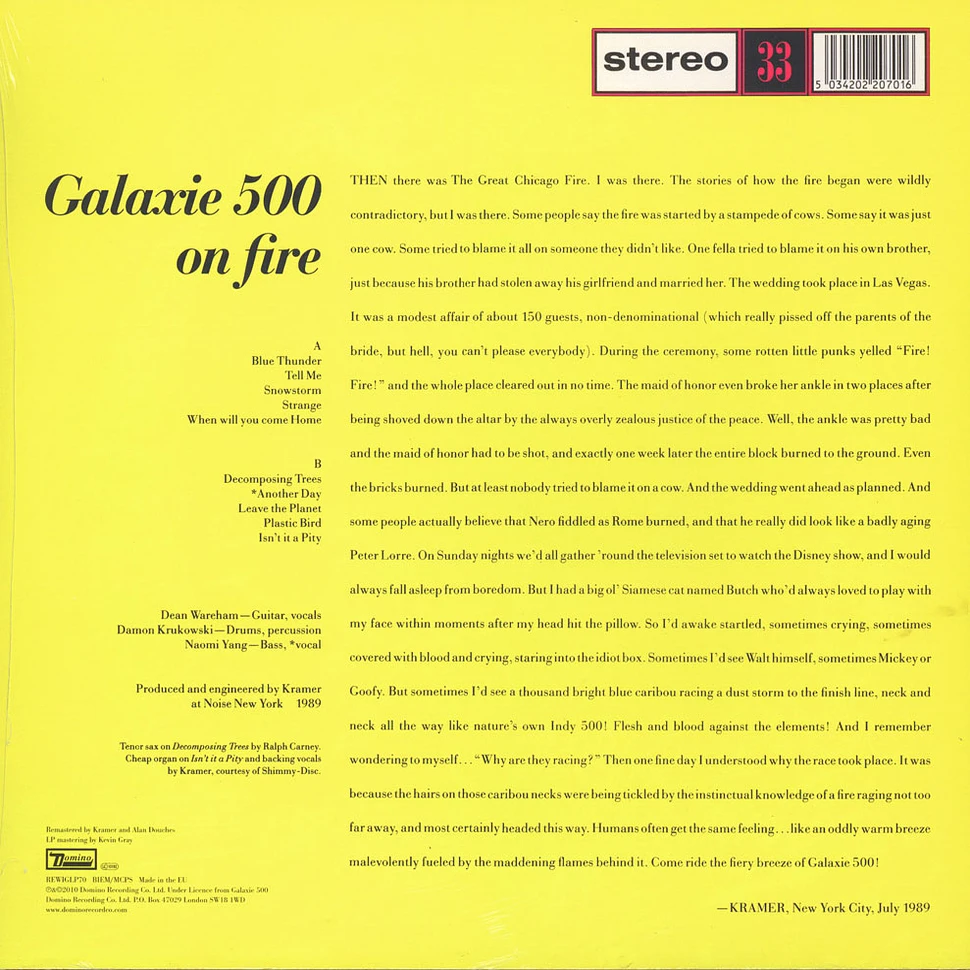 Galaxie 500 - On Fire