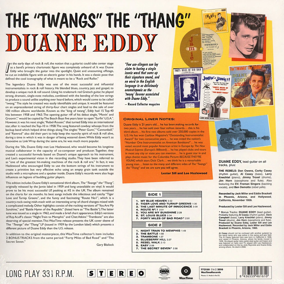 Duane Eddy - The Twangs The Thang