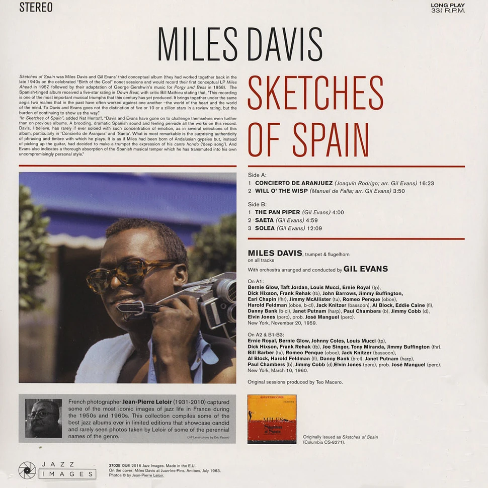 Miles Davis - Sketches Of Spain -Jean-Pierre Leloir Collection