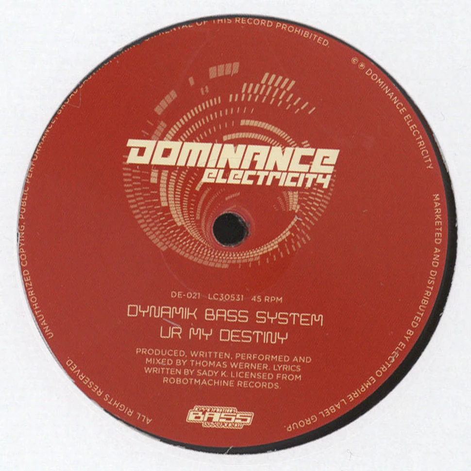 Dynamik Bass System - Teleprompter Black Vinyl Edition