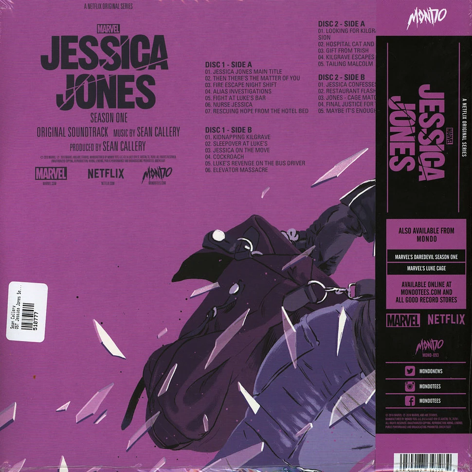 Sean Callery - OST Jessica Jones Season One