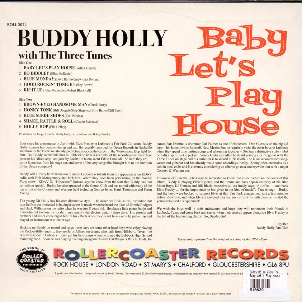 Buddy Holly With The Three Tunes - Baby Let's Play House