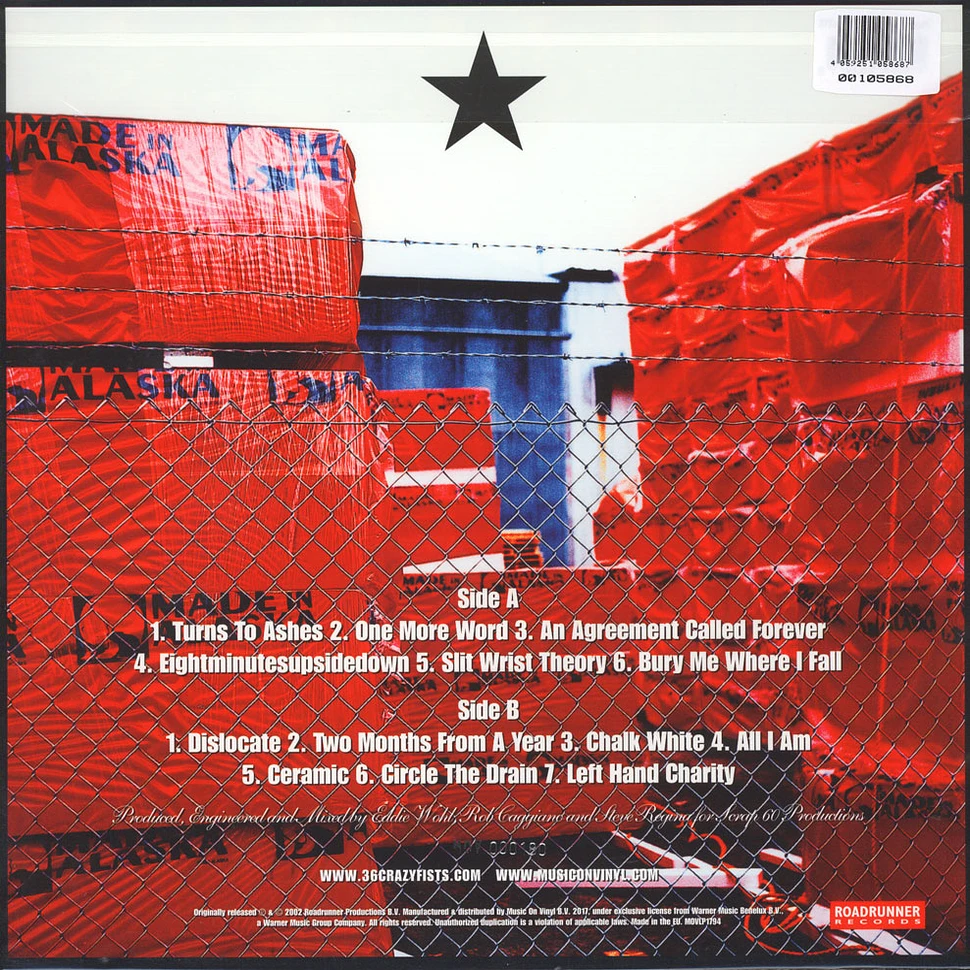 36 Crazyfists - Bitterness The Star Red Vinyl Edition