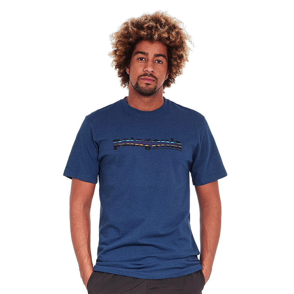 Patagonia - 73 Text Logo Recycled Responsibili-Tee