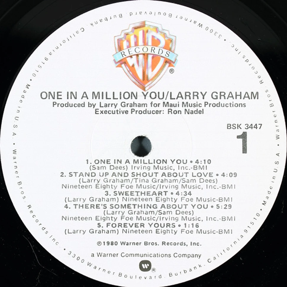 Larry Graham - One In A Million You