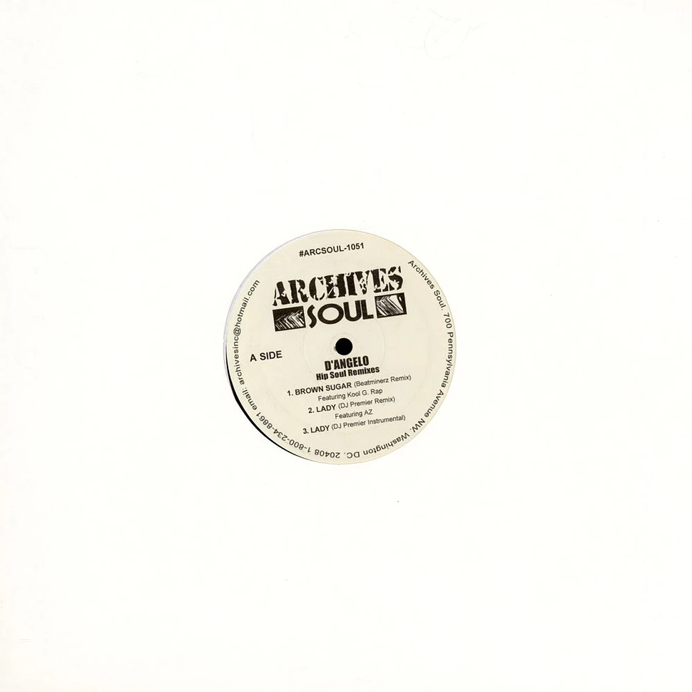D'Angelo - Hip Soul Remixes