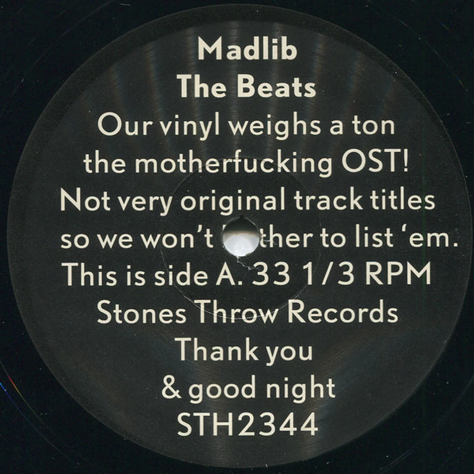 Madlib - The Beats (Our Vinyl Weighs a Ton Soundtrack)