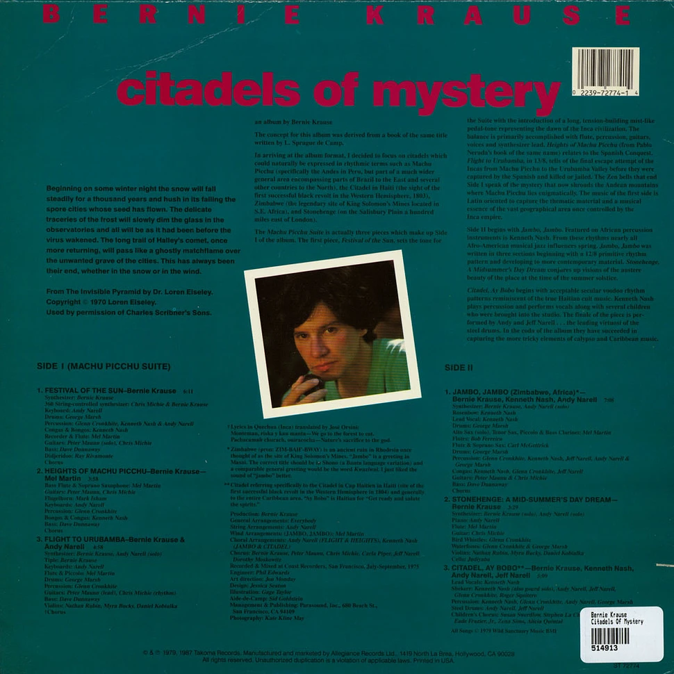 Bernie Krause - Citadels Of Mystery