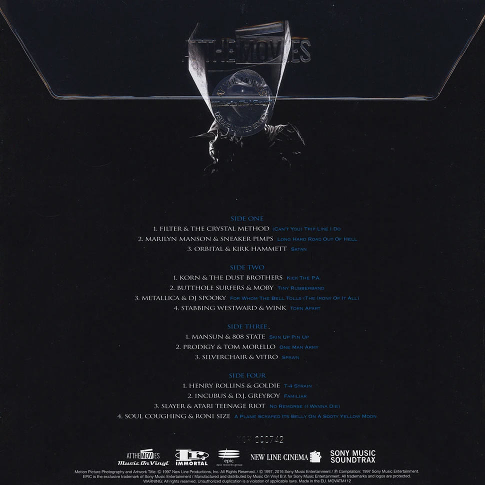 V.A. - OST Spawn Transparent Blue Vinyl Edition