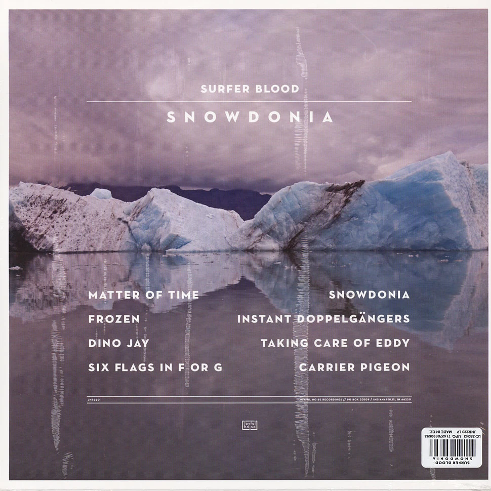 Surfer Blood - Snowdonia Black Vinyl Edition