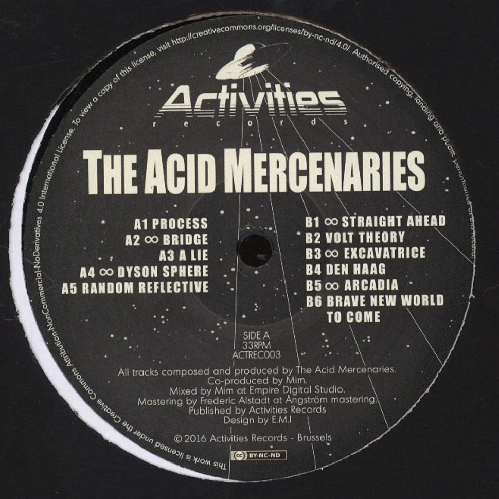 The Acid Mercenaries - Brave New World To Come