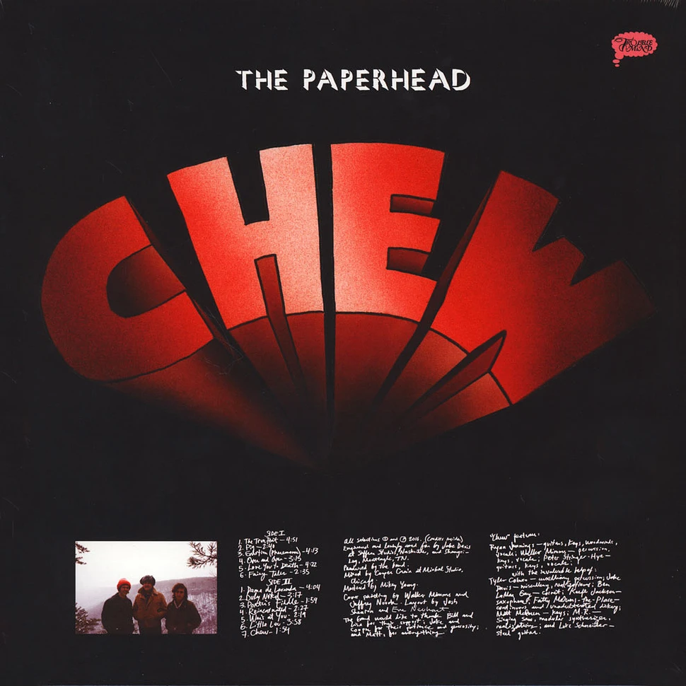 The Paperhead - Chew Black Vinyl Edition