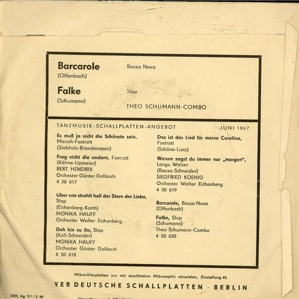 Theo Schumann Combo - Barcarole / Falke