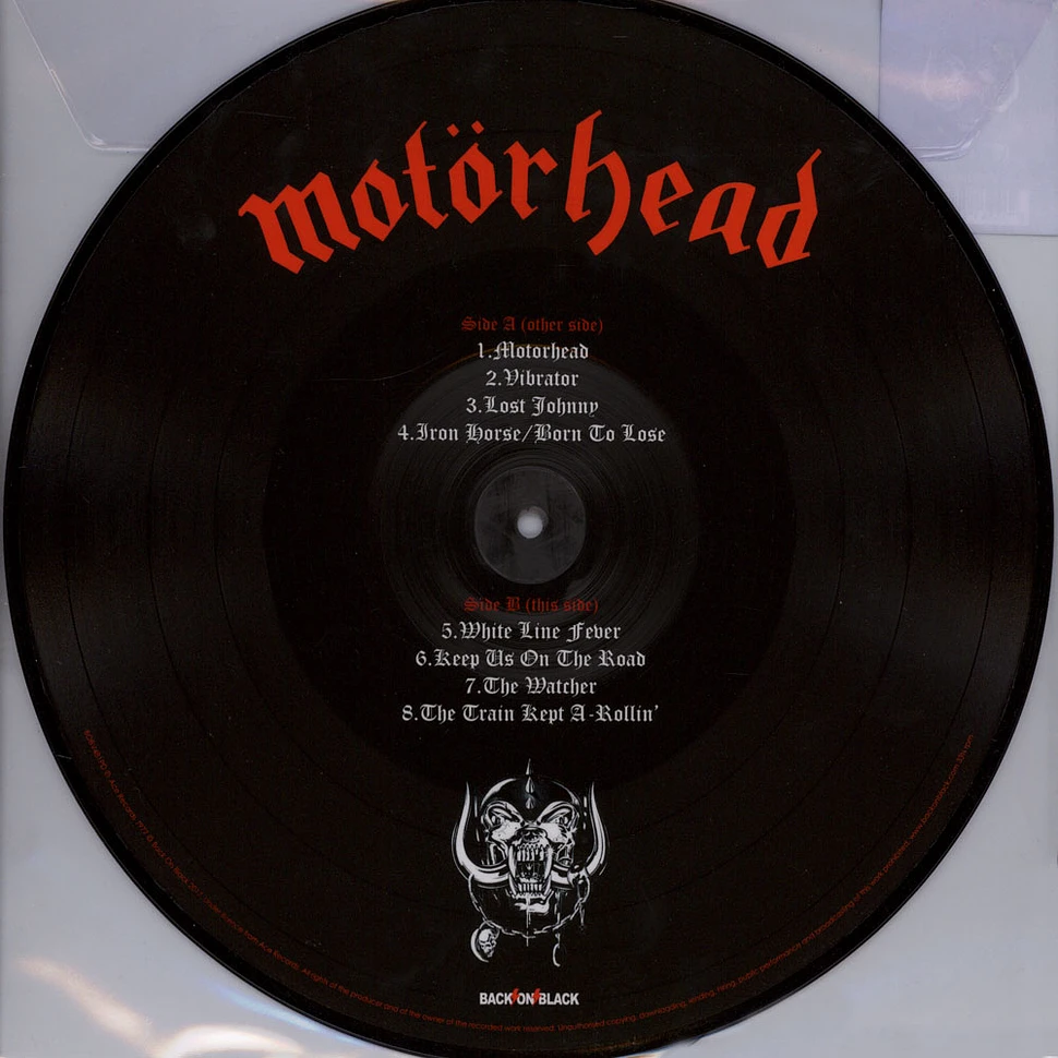 Motörhead - Motörhead Picture Disc Edition