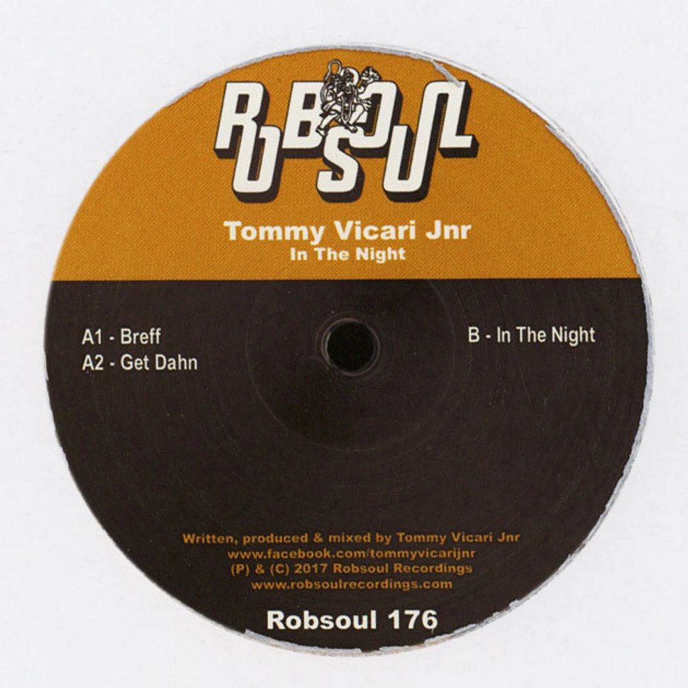 Tommy Vicari Jnr - In The Night EP