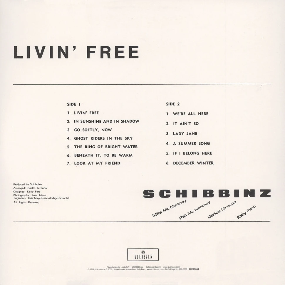 Schibbinz - Livin' Free