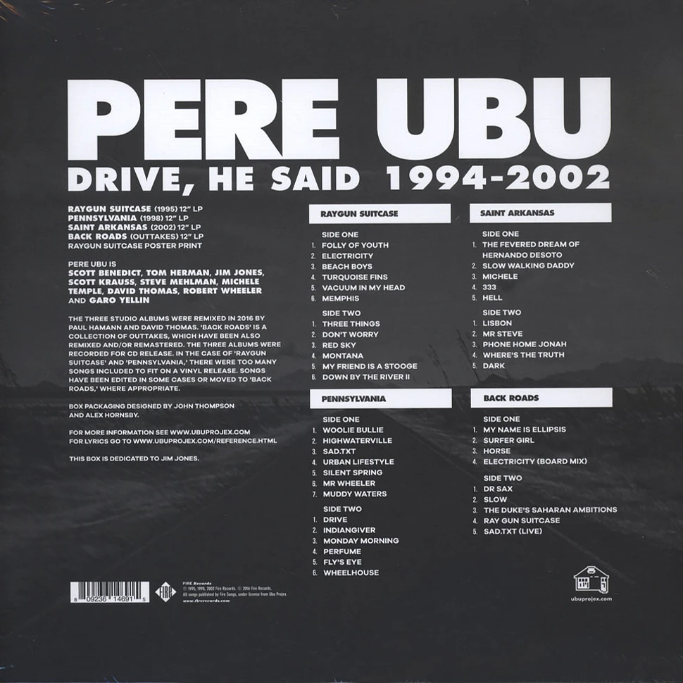 Pere Ubu - Drive He Said 1994-2002