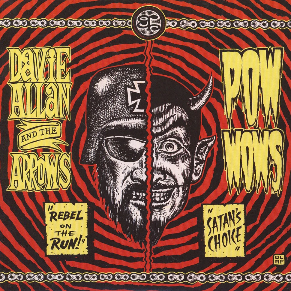 Davie Allan & The Arrows / Pow Wows - Rebel On The Run / Satan's Choice