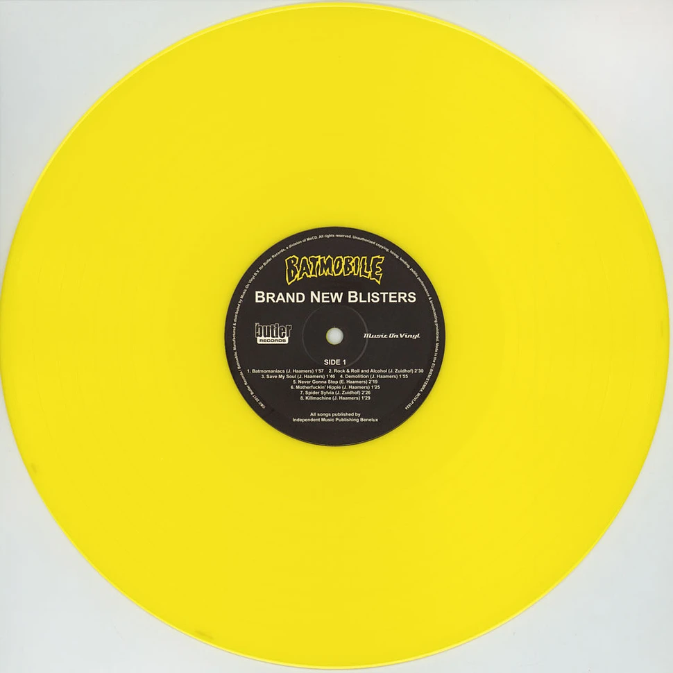 Batmobile - Brand New Blisters Yellow Vinyl Edition