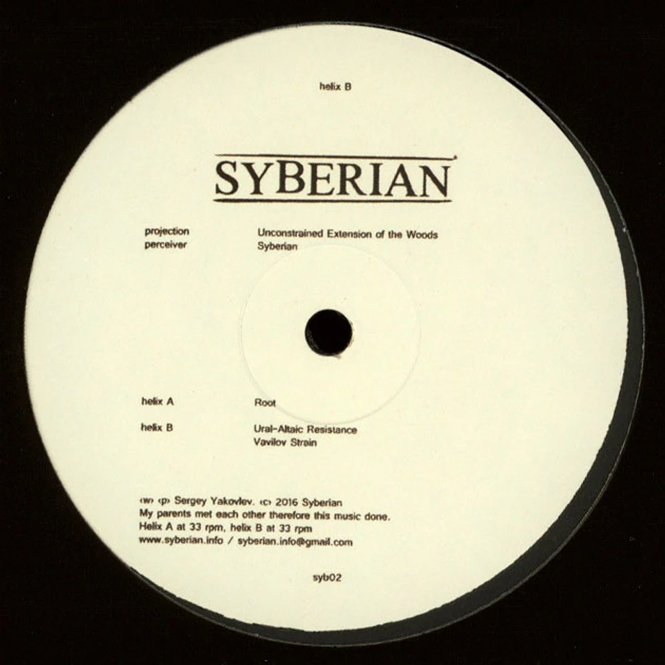 Syberian - Unconstrained Extension Of The Woods
