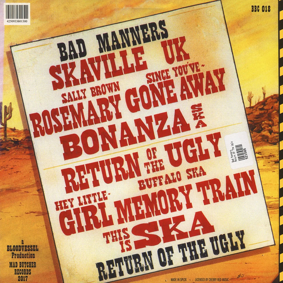 Bad Manners - Return Of The Ugly