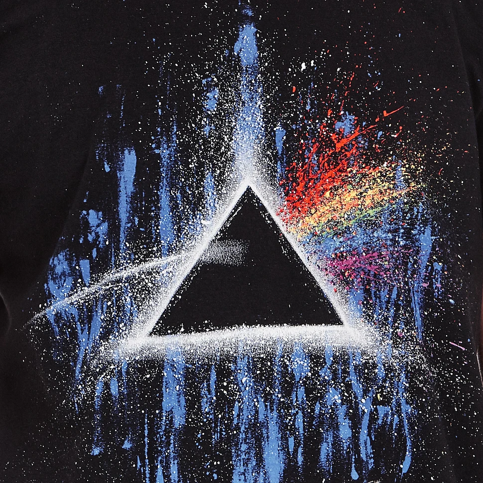 Pink Floyd - Dark Side Of The Moon Blue Splatter T-Shirt