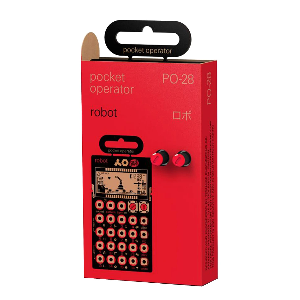 Teenage Engineering x Cheap Monday - Pocket Operator PO-28 Robot (8-bit Synthesizer und Sequencer)